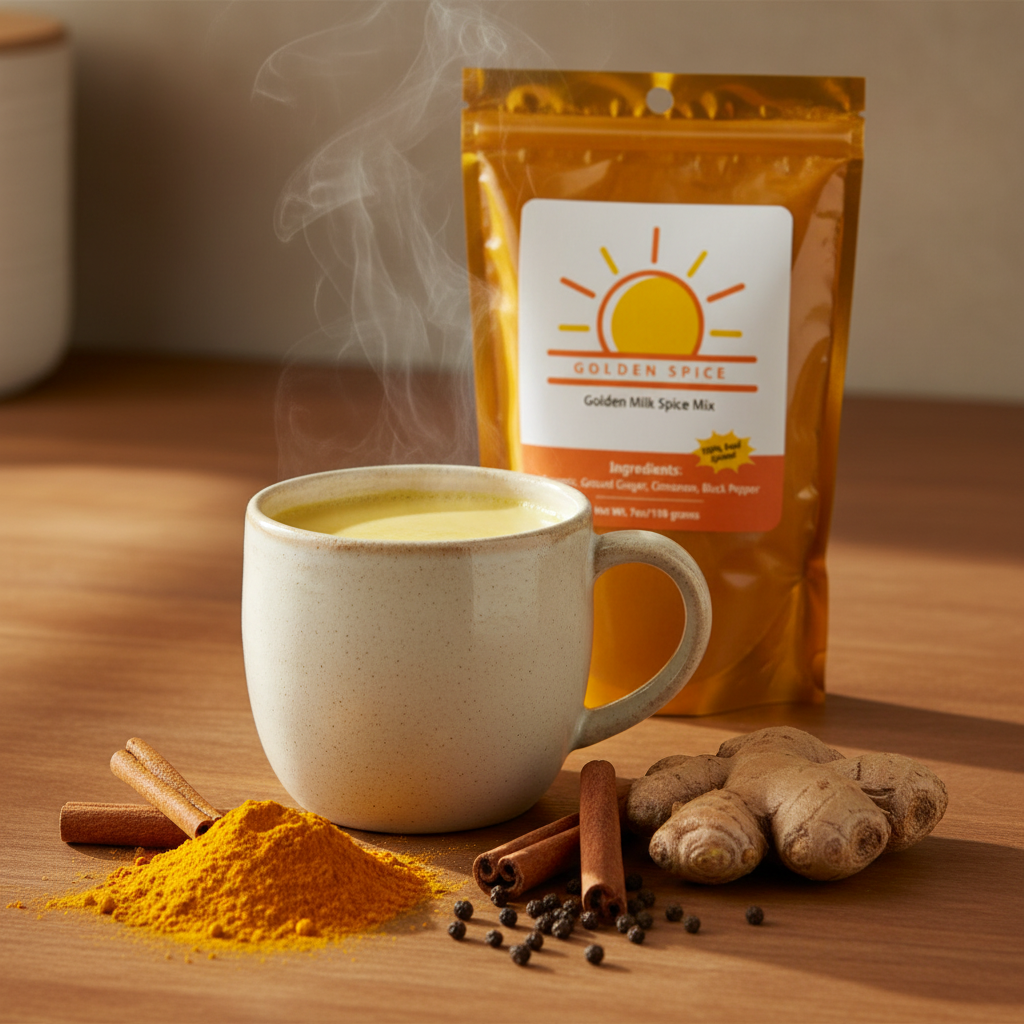 Golden Spice Golden Milk Latte – Revised