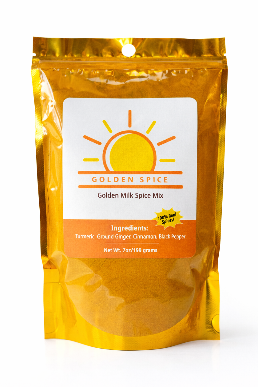 Golden Milk Spice Mix – 7oz Pouch